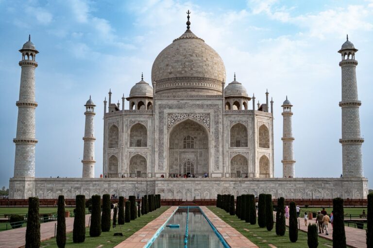 Taj Mahal in Agra representing India’s Golden Triangle route