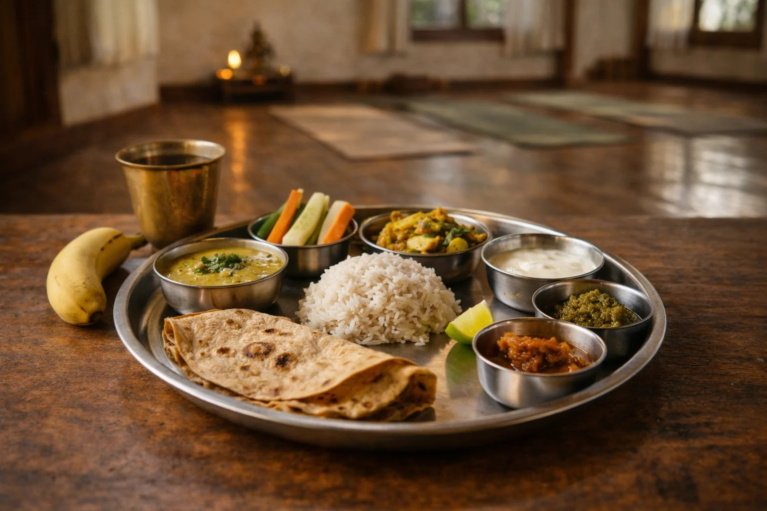 Yogic Meals during 200 Hour Hatha Yoga Teacher Training in Rishikesh