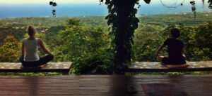 Yoga studio view in Bali for yoga teacher training comparison guide