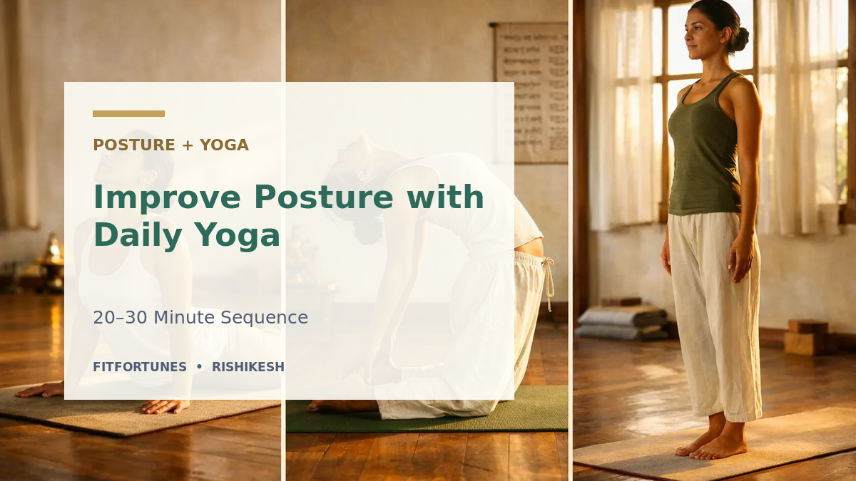 How to Improve Posture with Daily Yoga Routine | 20–30 Minute Sequence