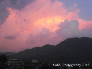 Evening view of Rishikesh for Delhi to Rishikesh travel guide