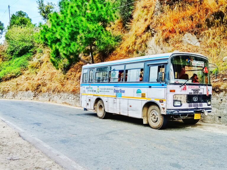 Uttarakhand Roadways bus used for travel in Uttarakhand