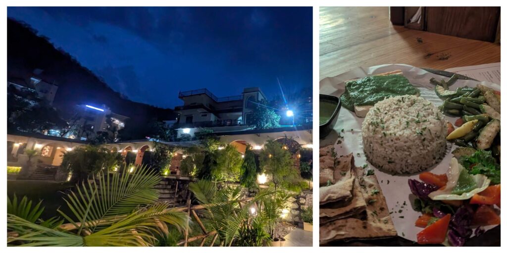 Aarcana cafe in Upper Tapovan Rishikesh