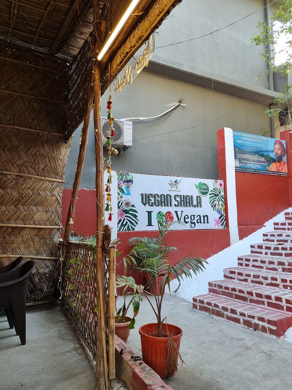 Former Vegan Shala cafe in Tapovan Rishikesh